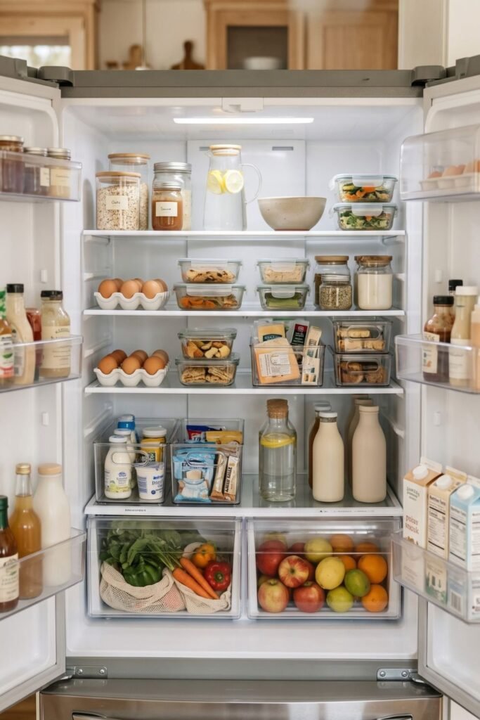 fridge organization ideas pinterest