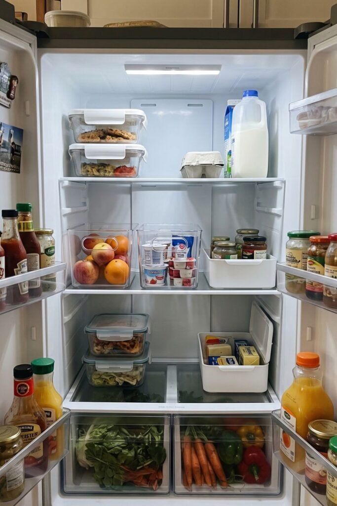fridge organization ideas 
